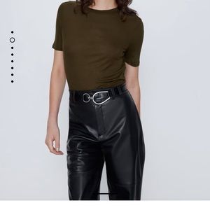 SzM Zara T Shirt olive green